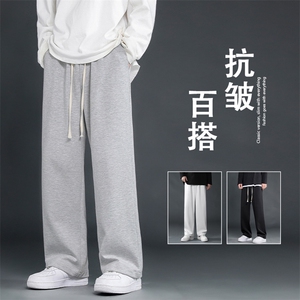 美式卫裤男春秋宽松休闲束潮牌运动百搭舒适 WK80-1特批25图片