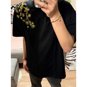 【有货】DXT988LL-特P35 cleanfit重磅刺绣短袖小领口t恤男图片