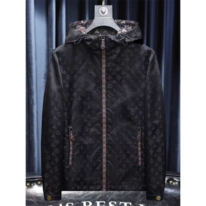 (网图)欧洲站潮牌连帽青年轻奢潮流休闲上衣棉服313B-JK5636-P100图片
