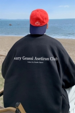 ！直播品质重磅宽松大码港风aury印花圆领卫衣WY110-特p28，男装卫衣，星座508（原C305）