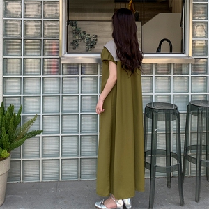 精致感别致泡泡袖连衣裙夏季2025新款法式温柔时尚chic高腰长裙子图片
