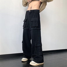 迷彩工装裤男春秋美式vibe裤子潮牌大码直筒裤XZ514-2-K1556-P73，男装工装外套，星座514-2(原B239)