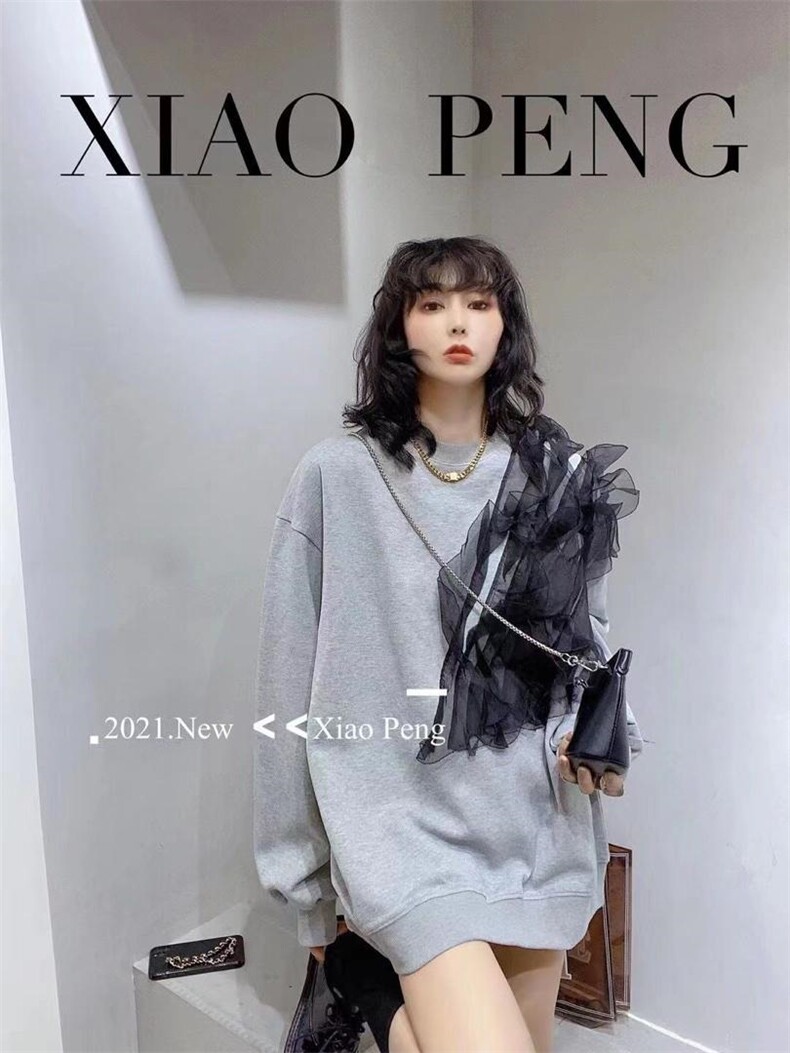 爱心卫衣，女装卫衣/绒衫，Waves smile