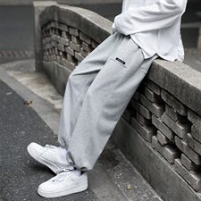 港风宽松束脚裤男卫裤九分长裤直筒秋冬运动裤K55-P45控68，男装休闲裤，星座810(原QT5070)