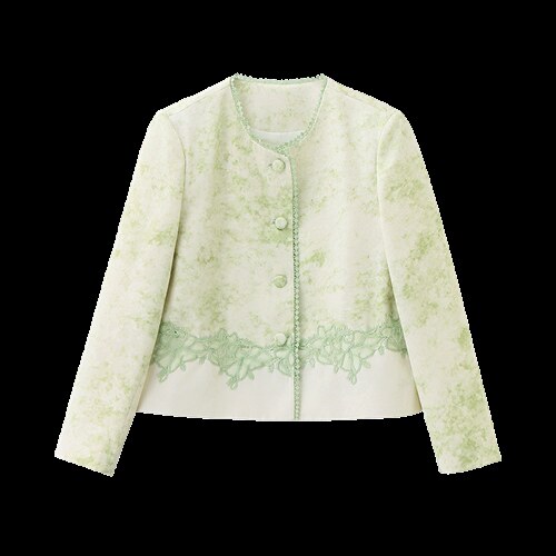 现货现货2026年春季新中式外套，女装短外套，伊仟回