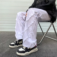 流苏美式牛仔裤男款秋季长裤潮B8180P55，男装牛仔裤，星座1116-2
