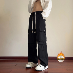 抖音得物品质百搭休闲卫裤212-2-DY239-特P60加绒特P65图片