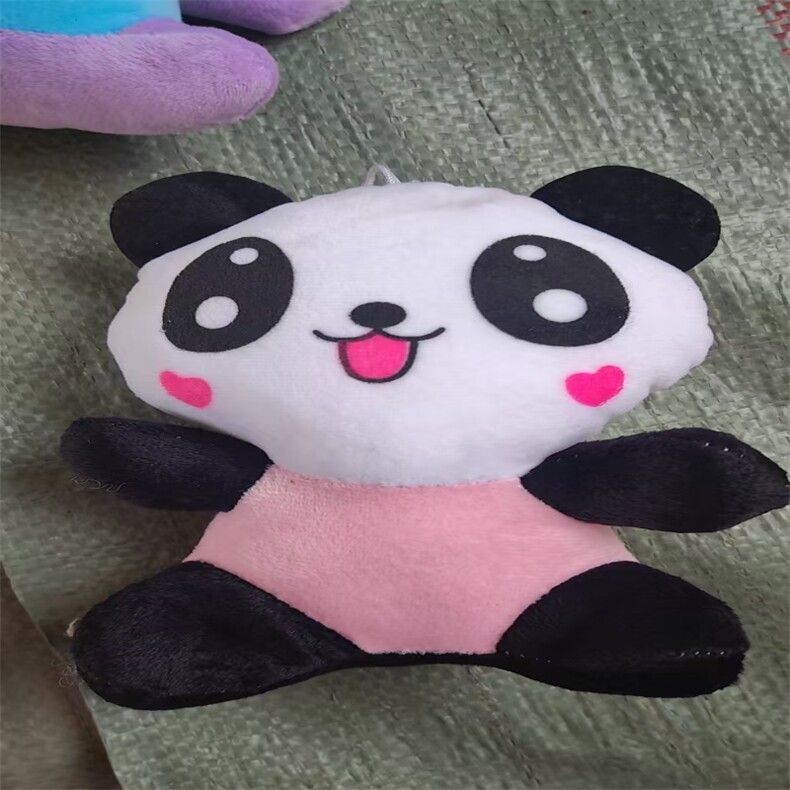 十个起售	大眼熊猫，鑫乐毛绒玩具厂