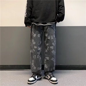 牛仔裤男宽松直筒裤NC1916P45图片