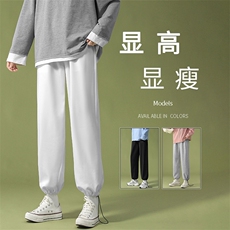 2023秋冬卫裤高弹健康布聚酯纤维WK01-1特批23，男装休闲裤，星座718-1