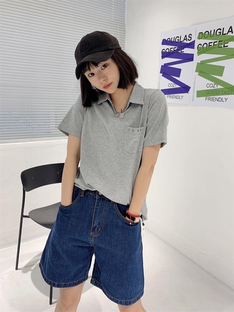 收身polo,女装其它,著朴