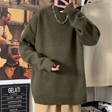 大码S-3XL毛衣秋季休闲宽松长袖圆领针织衫冬季上衣M360-P40，男装针织衫/毛衣，星座512-4