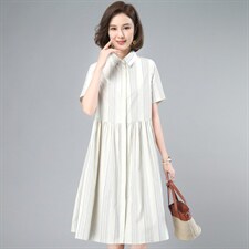 2021夏装新款简约时尚气质休闲舒适连衣裙，女装连衣裙，奕阳依阁