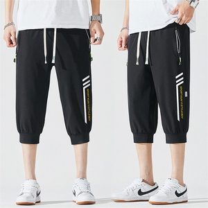 2025夏季新款男士七分裤时尚休闲马裤潮流男裤子KZ1071-P28