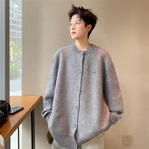 北极绒毛衣现货男式新款长袖时尚休闲男装开衫 XZ212-1-QMY07-P73图片