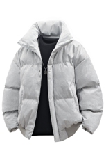 支持二开冬装加棉加厚立领棉服男女棉衣外套光板面包服M819-P75，男装棉衣，电商A441