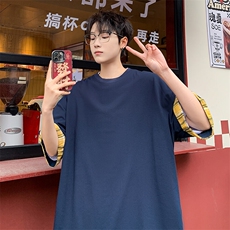 短袖男夏季新款港风宽松T恤上衣T8219-P25，男装T恤，星座214-3