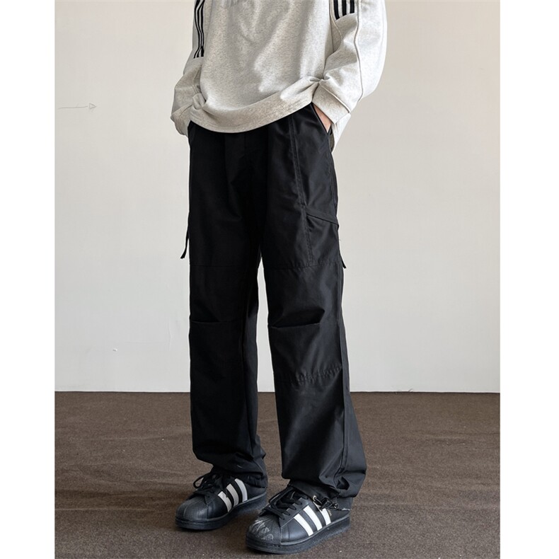 现货2025春装新款工装裤休闲冲锋裤宽松直筒长裤K2499-P45,男装工装外套,星座1212
