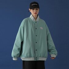 20年秋冬新款中性风棒球服外套285g100%棉DS-B293-A772-P85控115，男装夹克，电商A306