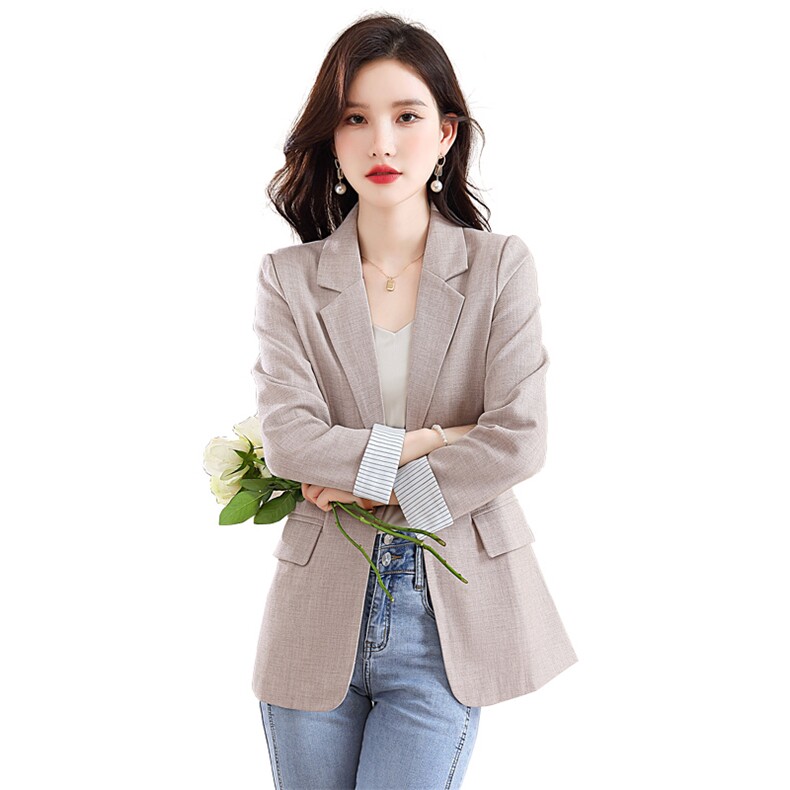 休闲小西装外套女2024春季新款韩版小个子英伦风气质显瘦百搭西服,女装西装,星宇服饰