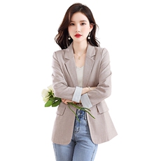 休闲小西装外套女2024春季新款韩版小个子英伦风气质显瘦百搭西服，女装西装，星宇服饰