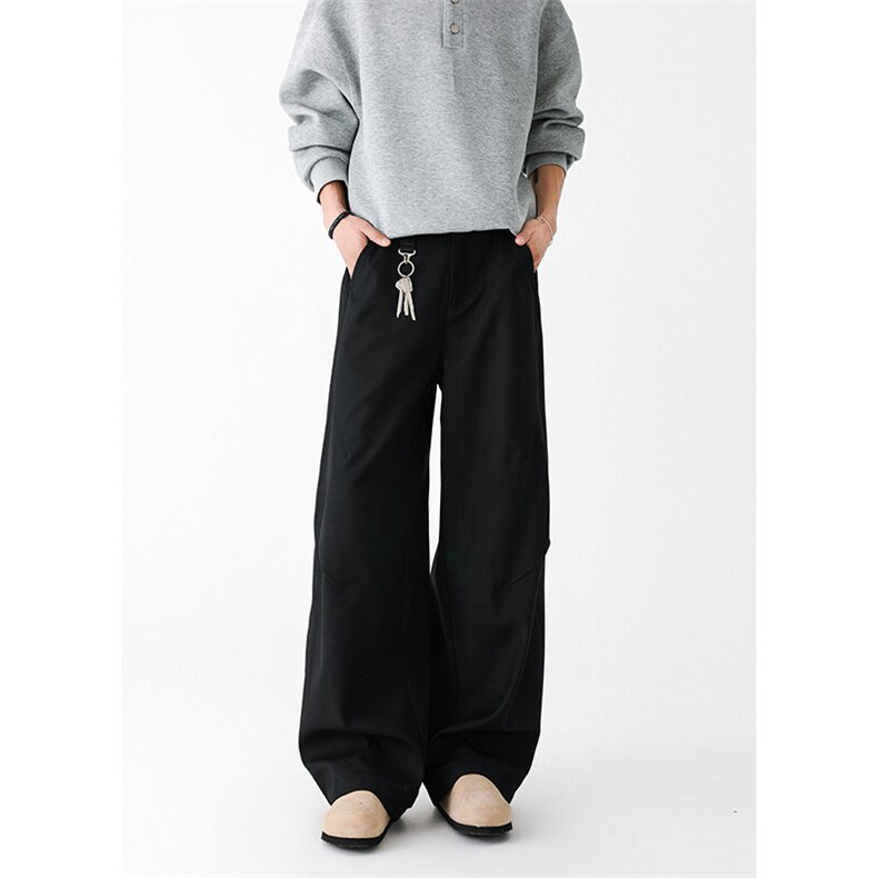 港风休闲裤长裤宽松弯刀裤西裤A014-DY25212-P60控88，男装休闲裤，电商A014