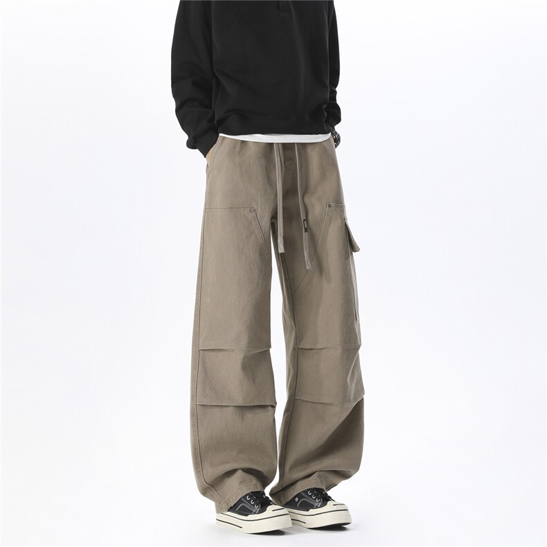 现货春季微收口直筒裤长裤休闲裤A014-DY26007-特P45，男装休闲裤，电商A014