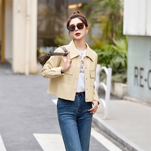 2026年春季新款女装女士精品皮衣图片
