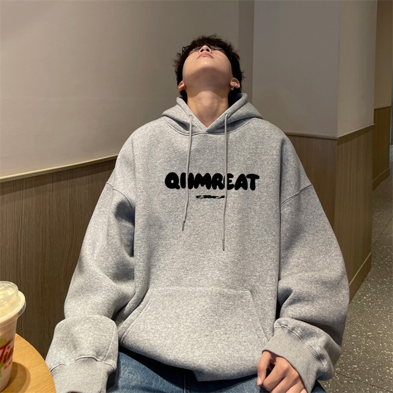 ！连帽圆领卫衣男装港风帽衫男LM195-P35,男装卫衣,电商B367