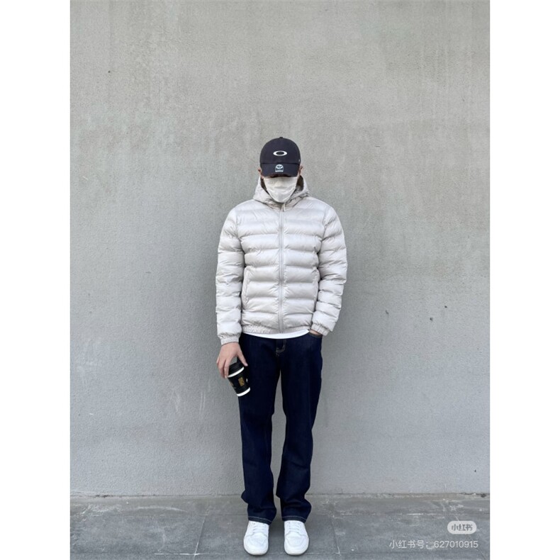 网图冬季大码基础款连帽羽绒服外套轻薄羽绒225-2-Y215-P1,男装羽绒服,星座225-2