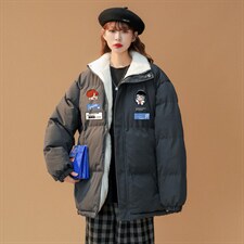 ！2023冬季新款男女同款立领棉衣百搭情侣棉服外套MY110特P78，男装棉衣，电商B220