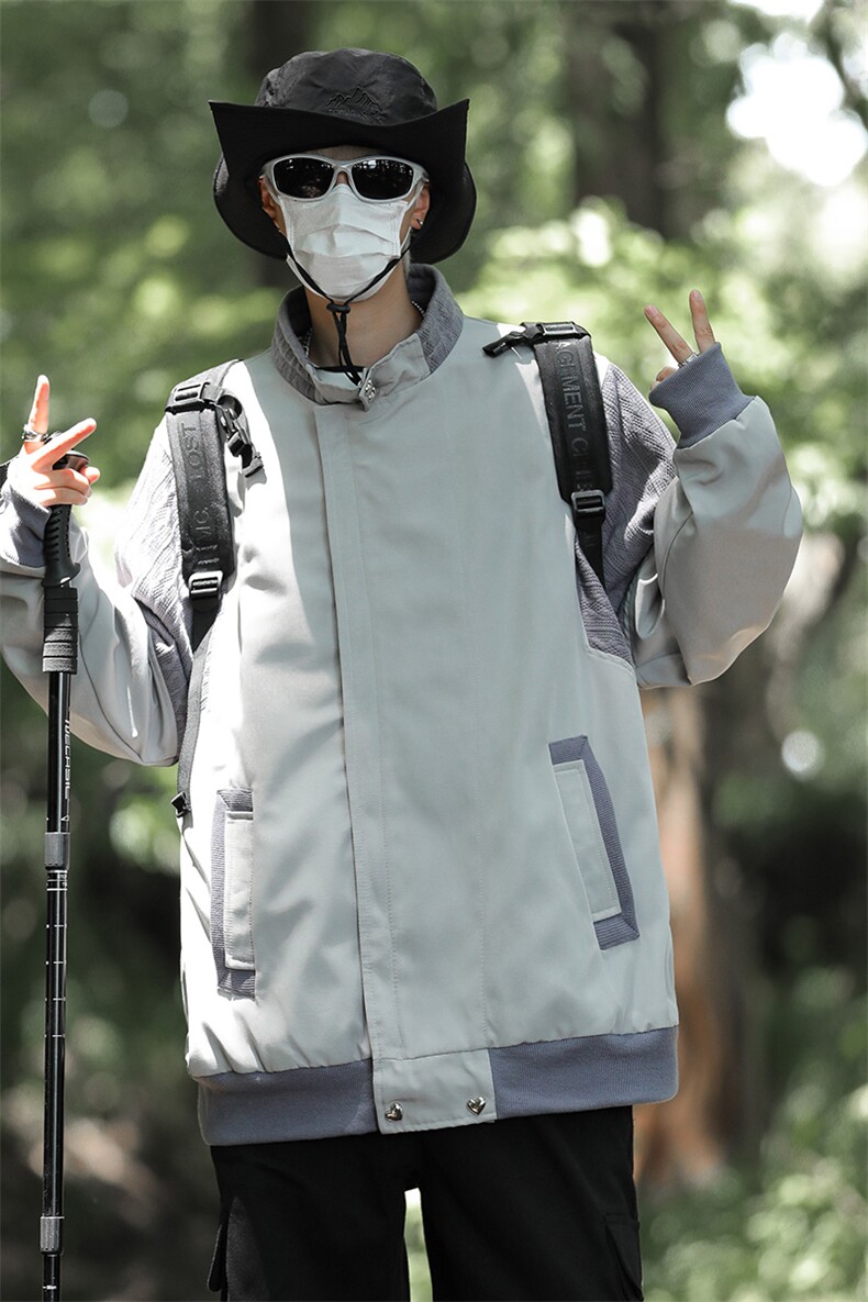 抖音直播！垫肩阿尔法飞行员夹克男CP35-70,男装夹克,电商B371