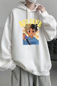 连帽卫衣男大码运动服帽衫外套WY2271-P35 加绒款-P40图片