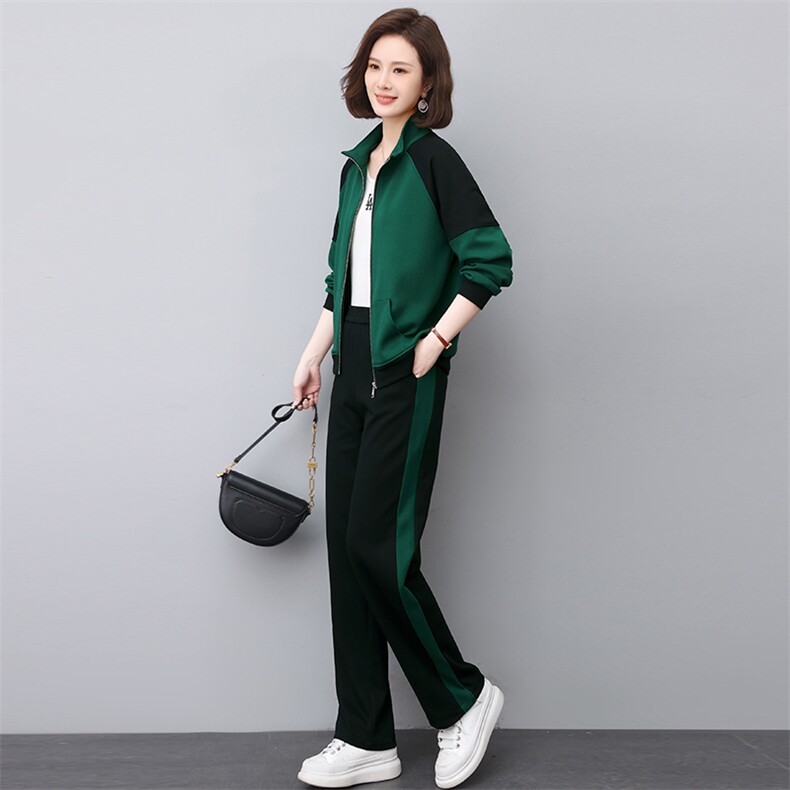 运动服套装女春秋2024年春秋装新款时尚洋气减龄卫衣休闲两件套图片