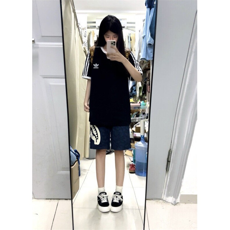 【有货】C3115CC-特P35鲨鱼嘴贴布绣运动休闲短裤男女,男装牛仔裤,星座1007（原301D）