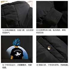 MY16154-P100加厚加绒连帽棉衣男大码棉服男面包服男砖墙挂拍，男装棉衣，电商A040A