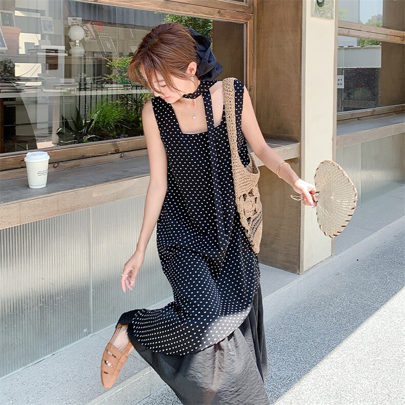 现货波点连衣裙2C278A-8918-P140-K208,女装连衣裙,2C278