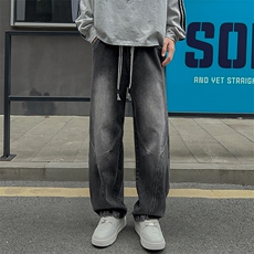 现货美式弯刀裤大码男士牛仔裤K272-P55大码控108，男装牛仔裤，星座209
