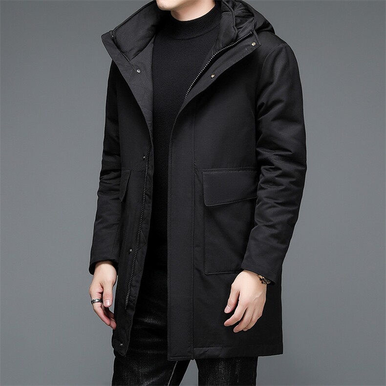 中长冬季休闲可脱卸帽中年保暖厚款夹克式外套羽绒服MY28106-P265,男装羽绒服,星座1105-3