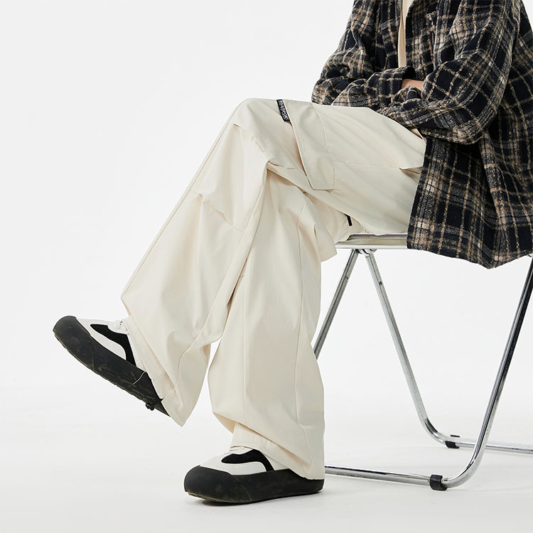 户外机能风秋季新款潮流双褶设计宽松冲锋裤B315-K829-特p35控68,男装休闲裤,电商B315