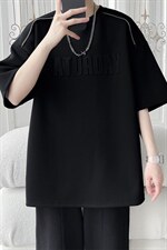 212A-T2580特25批48新款钢印字母圆领中性T恤短袖，男装T恤，星座212A（原A324）