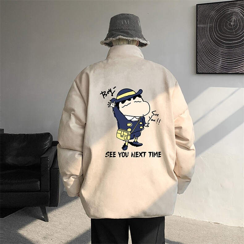 麂皮绒棉衣男大码立领棉袄子男羽绒棉服JM87240-P110,男装棉衣,电商A040