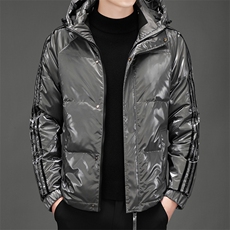 时尚休闲羽绒服男冬季新款中年保暖爸爸装外套上衣BJY08219-P190，男装羽绒服，电商B212（原钱塘6029）
