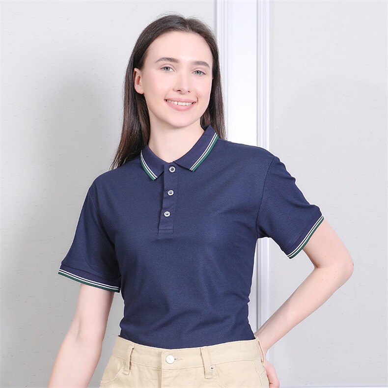 POLO领短袖T恤夏季情侣2025年新款休闲百搭时尚翻领正肩T恤上衣,女装T恤,佳绒高端店