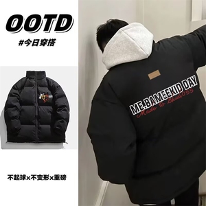 1506/QB2920/P64反光SELAIS FOGS2025棉服外套男女高街美式图片