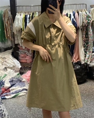 2023夏季新款时尚休闲简约设计连衣裙，女装连衣裙，L·H·X