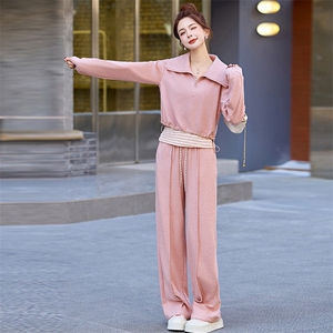 卫衣套装女2025开春超火甜美休闲洋气时尚减龄韩系搭配三件一整套图片