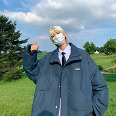 秋冬新款潮流男士棉衣防寒上衣外套休闲商务轻奢棉衣，男装棉衣，星座1013