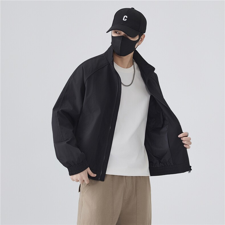 JK006无影墙备货15万件夹克聚酯纤维(M-5XL)TP3368,男装夹克,电商A088