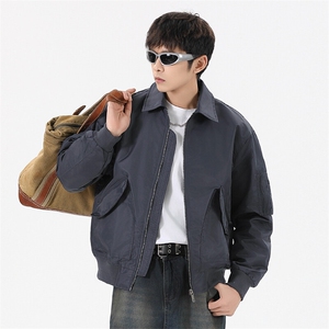 新款春秋季潮牌宽松飞行员薄款夹克外套男 A436-0626-P90128图片